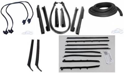 WEATHERSTRIP KIT - 5 PIECE - WITH OEM WINDOWFELTS