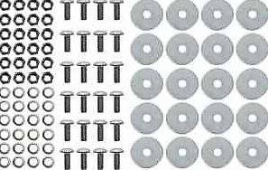 REAR FENDER BOLT KIT (CLUTCH HEAD - STAINLESS STEEL))