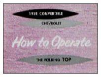 CONVERTIBLE TOP MANUAL