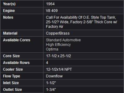 RADIATOR - 4 ROW - STANDARD - WITH AIR CONDITIONING - Image 3