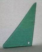 VENT WINDOW GLASS - TINTED - LEFT (DRIVER) SIDE