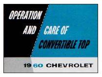 CONVERTIBLE TOP MANUAL