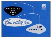 CONVERTIBLE TOP MANUAL