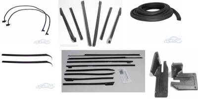 WEATHERSTRIP KIT - 8 PIECE - WITH OEM WINDOWFELTS