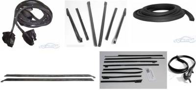 WEATHERSTRIP KIT - 6 PIECE - WITH REPLACEMENT WINDOWFELTS