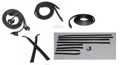 WEATHERSTRIP KIT - 5 PIECE - WITH OEM WINDOWFELTS