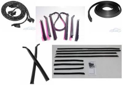 WEATHERSTRIP KIT - 5 PIECE - WITH OEM WINDOWFELTS