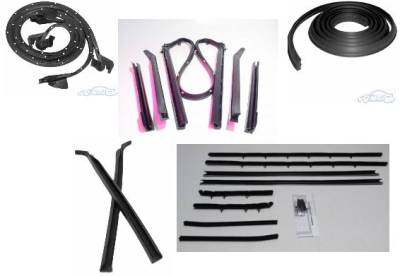 WEATHERSTRIP KIT - 5 PIECE - WITH OEM WINDOWFELTS