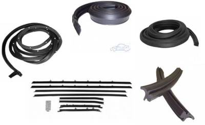 WEATHERSTRIP KIT - 5 PIECE - WITH REPLACEMENT WINDOWFELTS
