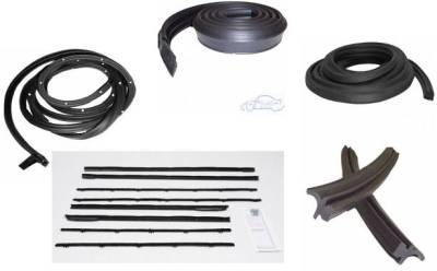 WEATHERSTRIP KIT - 5 PIECE - WITH OEM WINDOWFELTS