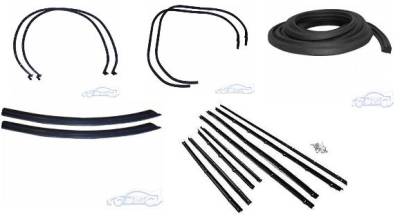 WEATHERSTRIP KIT - 5 PIECE - WITH REPLACEMENT WINDOWFELTS