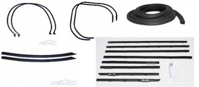 WEATHERSTRIP KIT - 5 PIECE - WITH OEM WINDOWFELTS