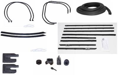 WEATHERSTRIP KIT - 7 PIECE - WITH OEM WINDOWFELTS