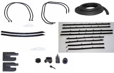 WEATHERSTRIP KIT - 7 PIECE - WITH REPLACEMENT WINDOWFELTS
