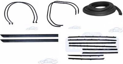 WEATHERSTRIP KIT - 5 PIECE - WITH REPLACEMENT WINDOWFELTS