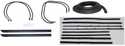 WEATHERSTRIP KIT - 5 PIECE - WITH OEM WINDOWFELTS