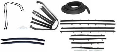WEATHERSTRIP KIT - 5 PIECE - WITH REPLACEMENT WINDOWFELTS