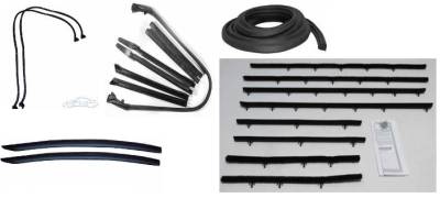 WEATHER STRIP KIT - 5 PIECE - WITH OEM WINDOWFELTS