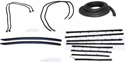 WEATHERSTRIP KIT - 5 PIECE - WITH REPLACEMENT WINDOWFELTS