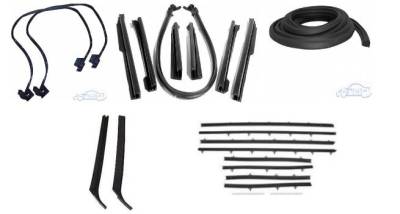 WEATHERSTRIP KIT - 5 PIECE - WITH REPLACEMENT WINDOWFELTS