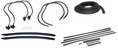 WEATHERSTRIP KIT - 5 PIECE - WITH OEM WINDOWFELTS