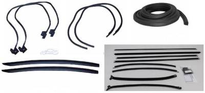 WEATHERSTRIP KIT - 5 PIECE - WITH OEM WINDOWFELTS
