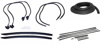WEATHERSTRIP KIT - 5 PIECE - WITH REPLACEMENT WINDOWFELTS
