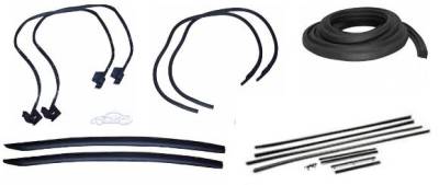WEATHERSTRIP KIT - 5 PIECE - WITH OEM WINDOWFELTS