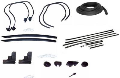 WEATHERSTRIP KIT - 7 PIECE - WITH OEM WINDOWFELTS