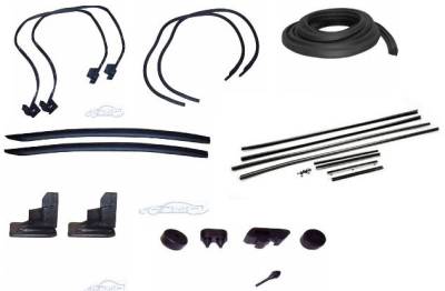 WEATHERSTRIP KIT - 7 PIECE - WITH REPLACEMENT WINDOWFELTS