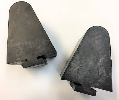 REAR AXLE BUMPERS FOR USE WITH COIL SPRINGS