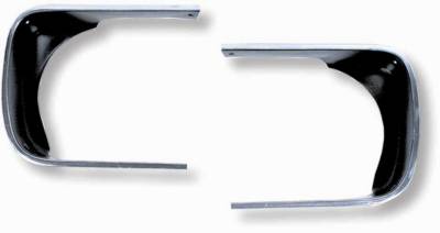 HEADLIGHT BEZELS - BLACK (LEFT & RIGHT)