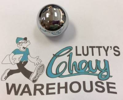 SHIFT KNOB - CHROME SHIFT BALL FOR HURST SHIFTERS WITH 3/8" THREAD - Image 1