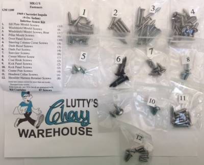 INTERIOR TRIM SCREW KIT