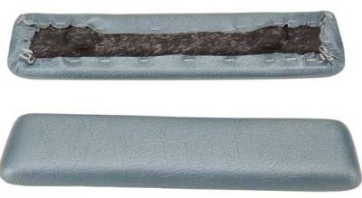FRONT ARM REST PADS - LIGHT BLUE