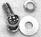 BUMPER BOLT WITH WASHERS & NUT - CHROME