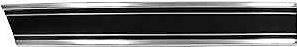 REAR LOWER BED MOLDING - BLACK INSERT
