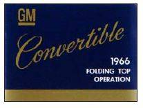 CONVERTIBLE TOP MANUAL