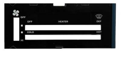HEATER LENS (WITHOUT AIR CONDITIONING)