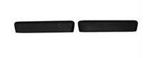 FRONT ARM REST PADS - BLACK