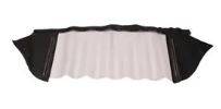 CONVERTIBLE TOP PLASTIC CURTAIN - BLACK