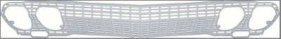 GRILLE - ANODIZED ALUMINUM