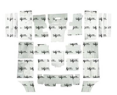 FLATLINE BARRIER COMPLETE HARDTOP INTERIOR INSULATION AND SOUND DAMPENING KIT - FLATLINE BARRIER TAB