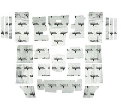 FLATLINE BARRIER COMPLETE HARDTOP INTERIOR INSULATION AND SOUND DAMPENING KIT - FLATLINE BARRIER TAB