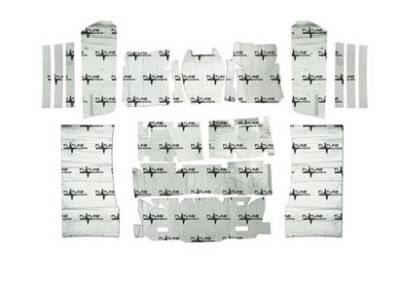 FLATLINE BARRIER COMPLETE HARDTOP INTERIOR INSULATION AND SOUND DAMPENING KIT - FLATLINE BARRIER TAB
