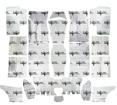 FLATLINE BARRIER COMPLETE INTERIOR INSULATION AND SOUND DAMPENING KIT (SEDAN/COUPE) FLATLINE BARRIER