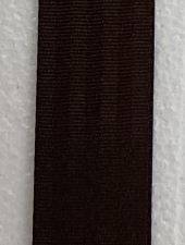 SEAT BELT WITH CHROME LIFT UP BUCKLE - DARK BROWN - Image 1