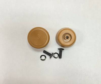 WINDOW CRANK KNOB SET - LIGHT SADDLE - Image 1