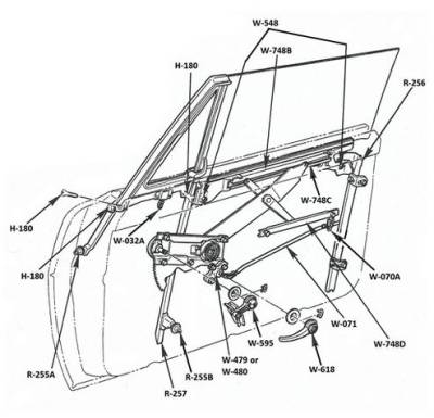 VENT WINDOW FRAME MOUNTING STUD - LOWER - Image 2