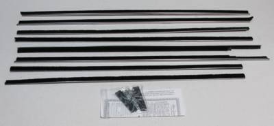 WEATHERSTRIP KIT - 6 PIECE - WITH OEM WINDOWFELTS - Image 7